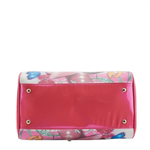 La Philipe Handbag "Pink In Beauty" 100% Vegan Leather, Hand Designed - Picture 5 of 5